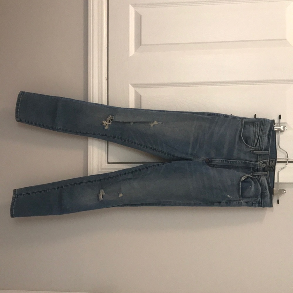 Abercrombie ultra high rise super skinny jeans